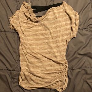 2Be Bebe back cowl neck shirt